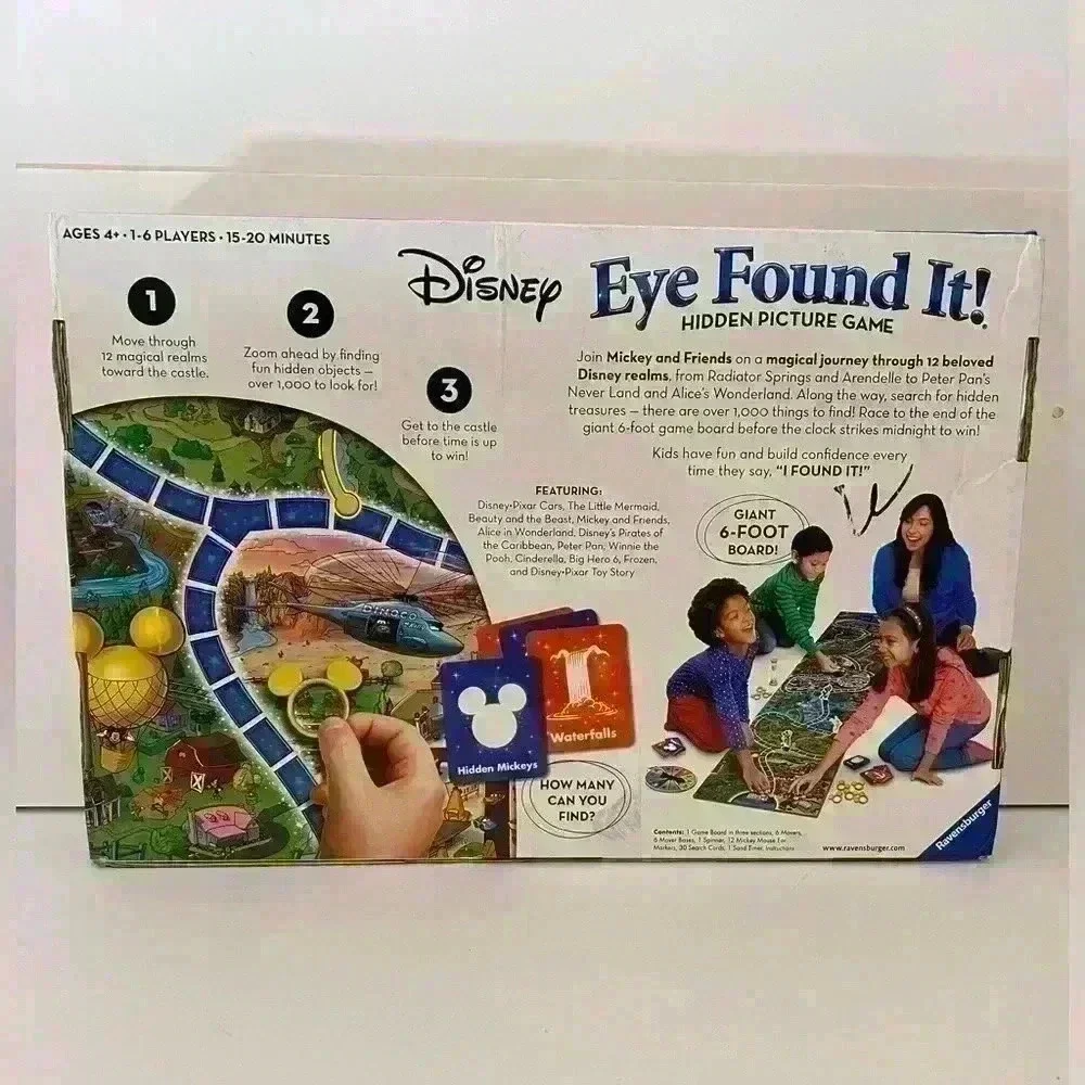 Wonderforge World of Disney Eye Found It Board Game Complete